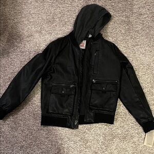 Levi's Black Leather Jacket